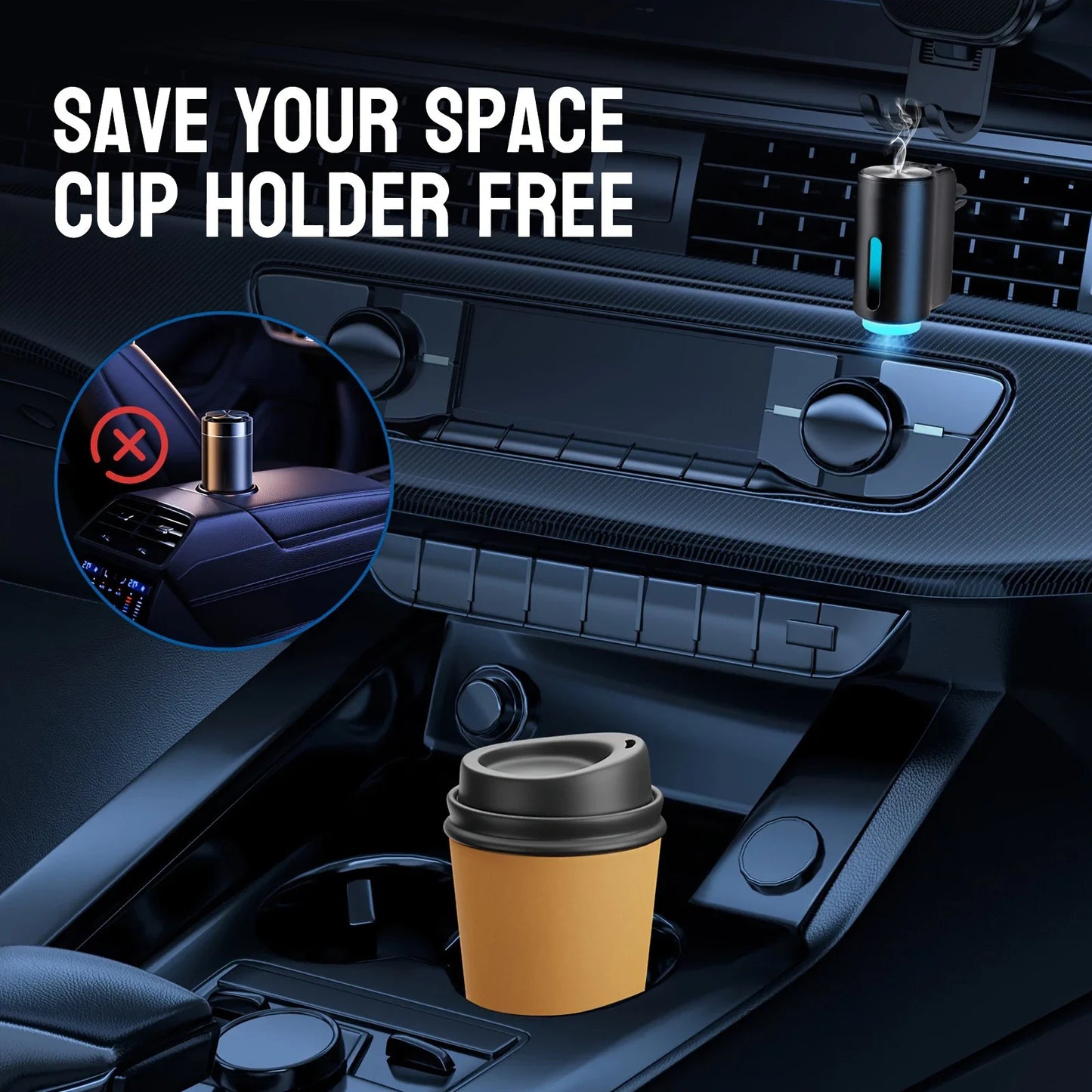 Car Air Freshener Electric Auto Aroma Diffuser