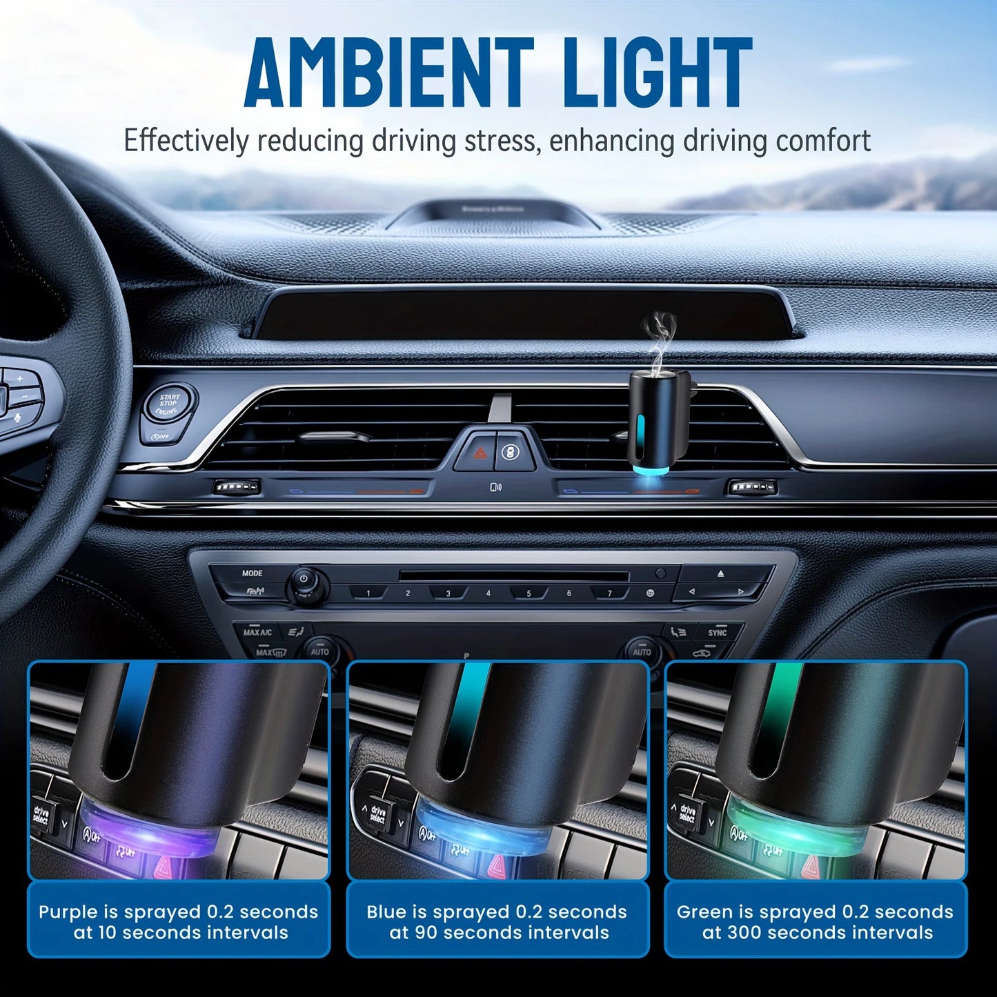 Car Air Freshener Electric Auto Aroma Diffuser